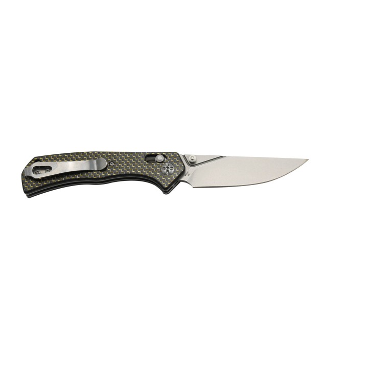 Couteau S-Tec Axis Lock FC Lame Acier D2 Manche FIbre de Carbone IKBS Clip STTS023 - Livraison Gratuite