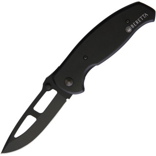 BE91614 Couteau Beretta Black Lame Acier Inox Manche Aluminium - Livraison Gratuite