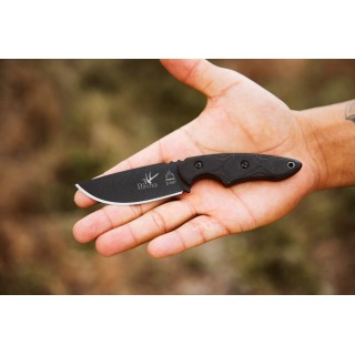 Couteau Tops 3 Pointer Black Lame Acier Carbone 1095 Manche Micarta Etui Kydex Made In USA TP3PR01 - Livraison Gratuite