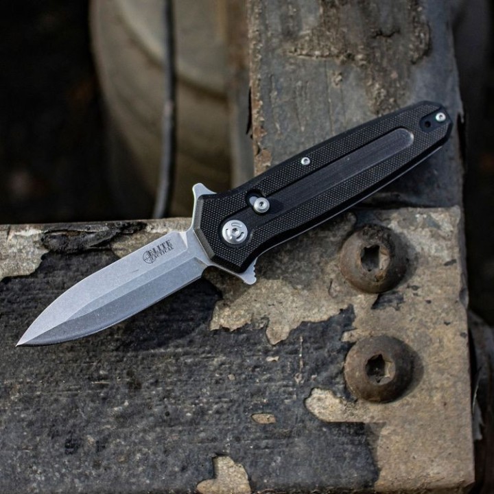 Couteau Dague Elite Tactical Incognito Lame Acier D2 Manche G10 IKBS Dynamic Locking Clip ETFDR017 - Livraison Gratuite