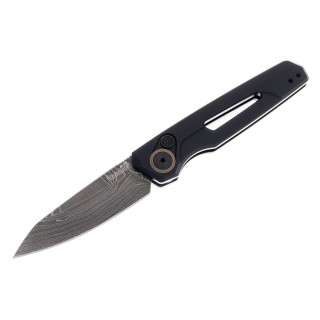 Couteau Automatique Kershaw Launch 11 Lame Damas Manche Aluminium Button Lock Clip Made USA KS7550DAM - Livraison Gratuite
