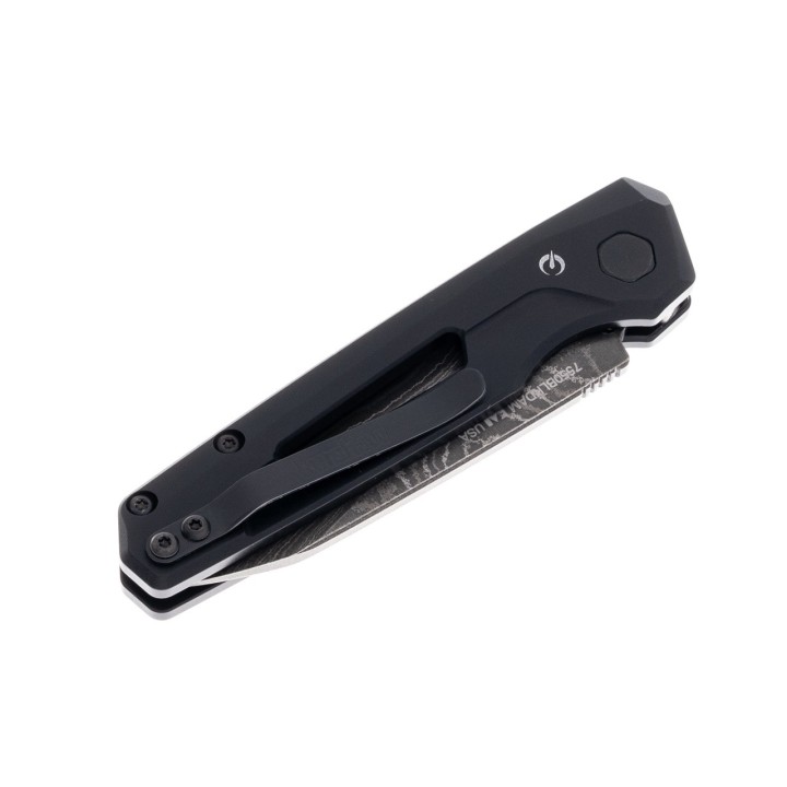 Couteau Automatique Kershaw Launch 11 Lame Damas Manche Aluminium Button Lock Clip Made USA KS7550DAM - Livraison Gratuite