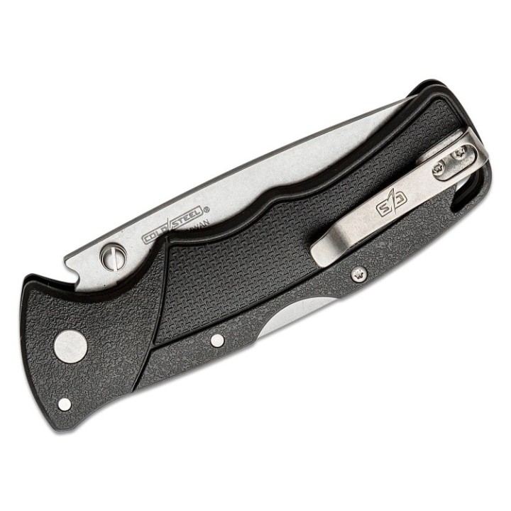 Couteau Cold Steel Verdict Tanto Black Lame Acier 4116 Manche GFN Tri-Ad Lock Clip CSFLC3TSS - Livraison Gratuite