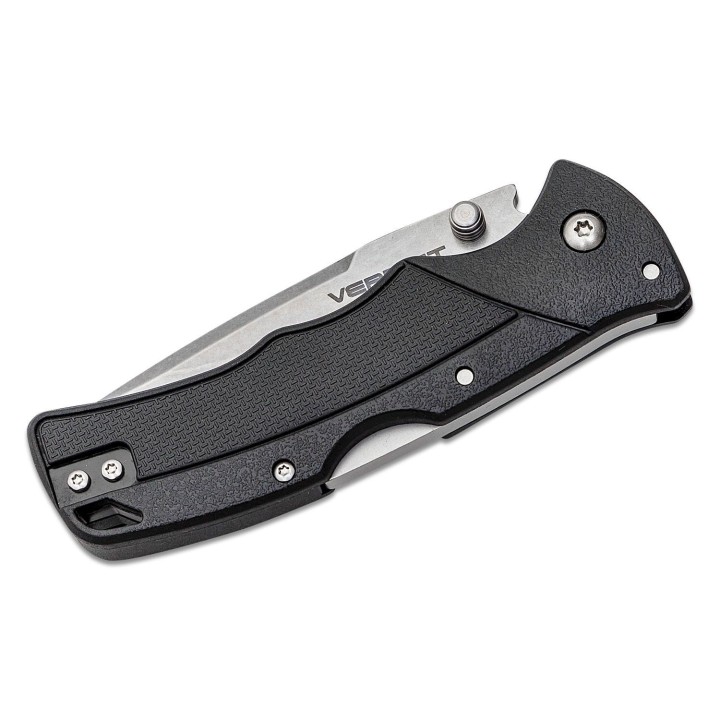Couteau Cold Steel Verdict Spear Point Black Lame Acier 4116 Manche GFN Tri-Ad Lock Clip CSFLC3SPSS - Livraison Gratuite