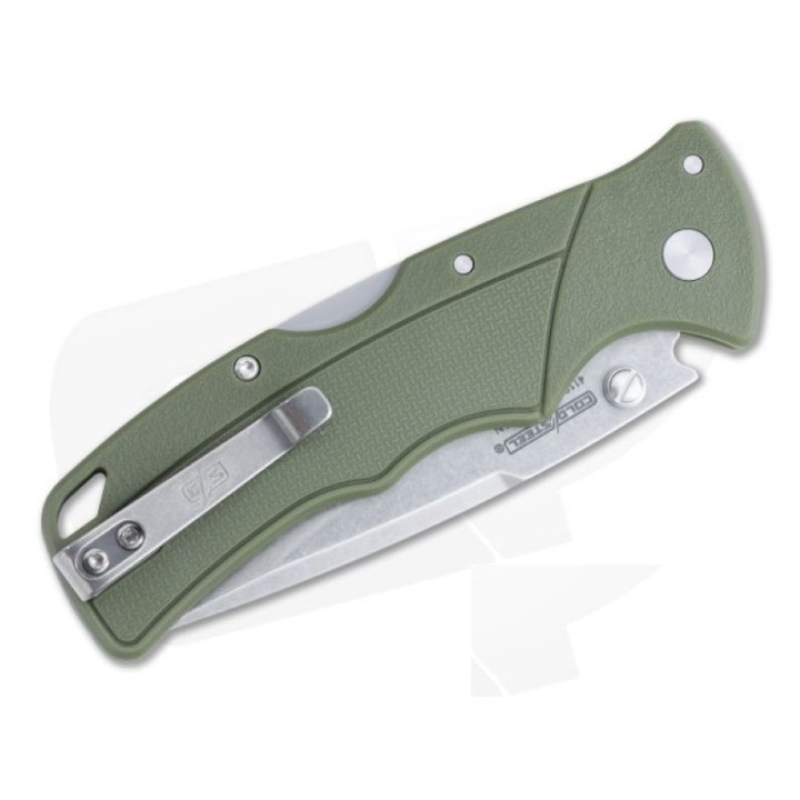 Couteau Cold Steel Verdict Spear Point OD Green Lame Acier 4116 Manche GFN Tri-Ad Lock Clip CSFLC3SPSSODG - Livraison Gratuite