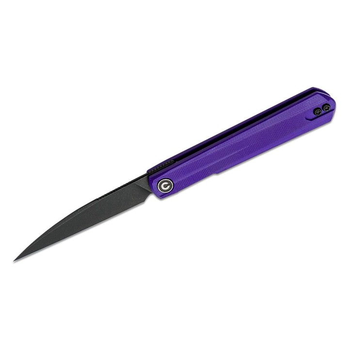 Couteau CIVIVI Clavi Purple Lame Acier Nitro-V Wharncliffe Manche G10 IKBS Linerlock Clip CIVC210192 - Livraison Gratuite