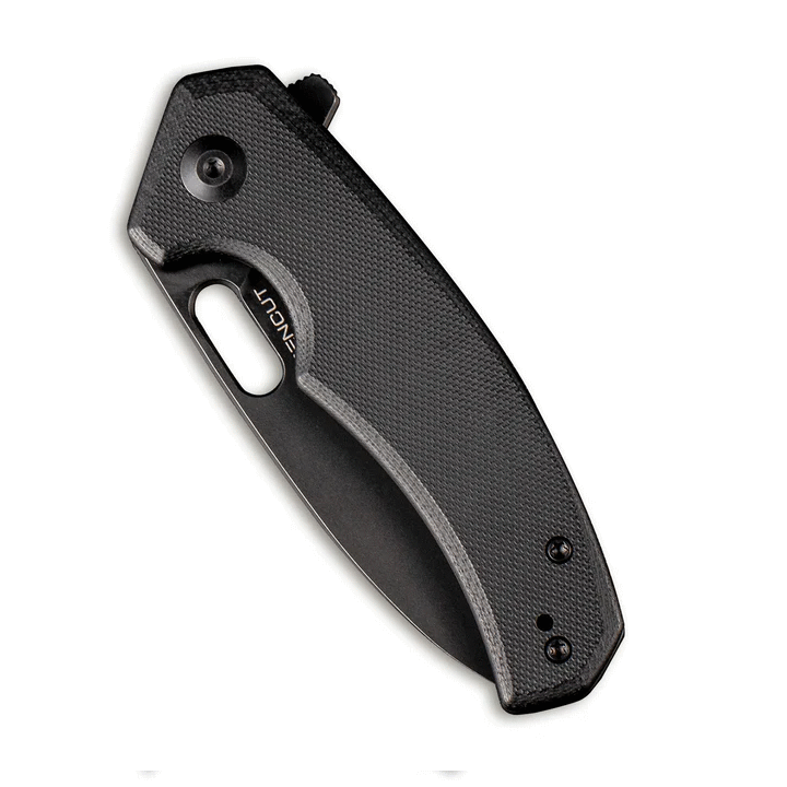 Couteau SENCUT Acumen Black Manche G10 Lame Black Acier 9Cr18MoV IKBS Linerlock Clip SA06A - Livraison Gratuite