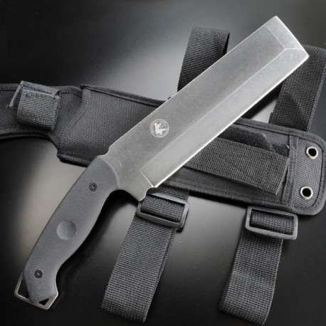 Couperet Machette Combat Ready Cuma Battle Cleaver Acier 5160 Manche G-10 Etui Tactical CBRCBC01 - Livraison Gratuite