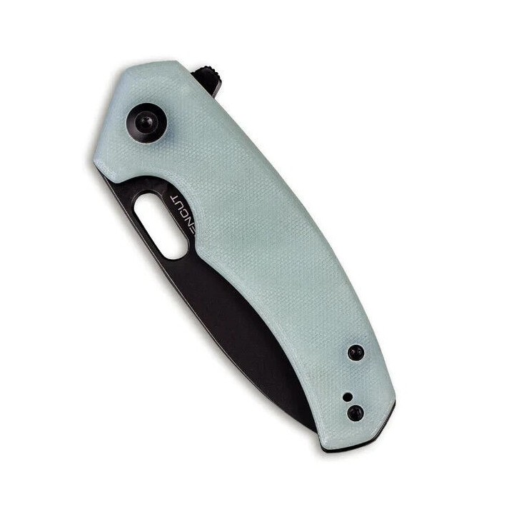 Couteau SENCUT Acumen Jade Manche G10 Lame Black Acier 9Cr18MoV IKBS Linerlock Clip SA06C - Livraison Gratuite