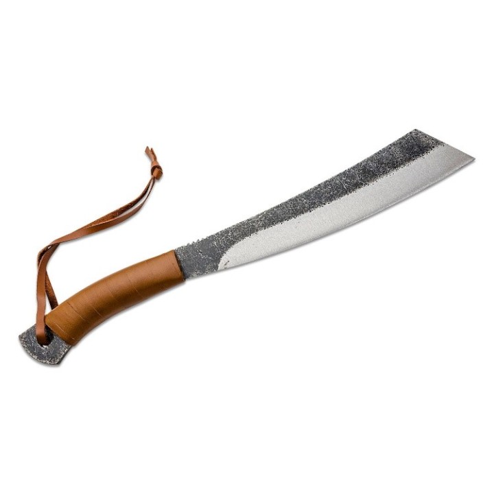 Machette Condor Impossible Machete Lame Acier Carbone 1075 Manche Cuir Etui CUir Made Salvador CTK3957108HC - Livraison Gratuite