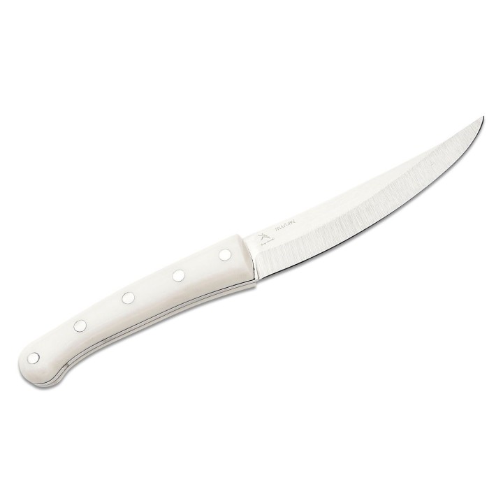 Couteau Condor Meatlove White Lame Acier 420HC Manche Micarta Etui Cuir Made Salvador CTK500845SS - Livraison Gratuite
