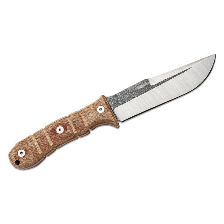Couteau Condor Tactical P.A.S.S. Chute Lame Acier 440C Manche Micarta Etui Cuir Salvador CTK18271054C - Livraison Gratuite