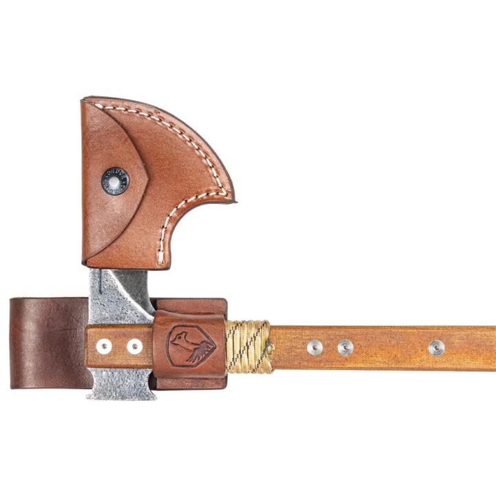 Tomahawk Condor Tactical P.A.S.S. Hawk Axe Lame Acier Carbone 1075 Manche Micarta Etui Salvador CTK182615HC - Livraison Gratuite