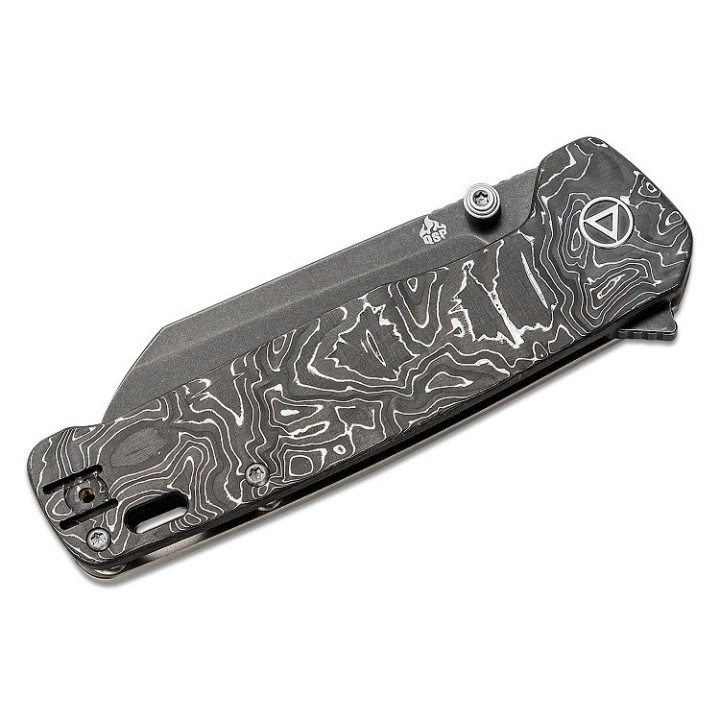 Couteau QSP Penguin Plus Aluminium/FC Lame Acier CPM-20CV Manche Titane IKBS Framelock Clip QS130XLD2 - Livraison Gratuite