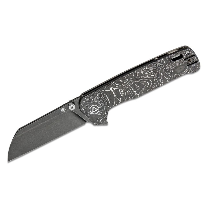 Couteau QSP Penguin Plus Aluminium/FC Lame Acier CPM-20CV Manche Titane IKBS Framelock Clip QS130XLD2 - Livraison Gratuite