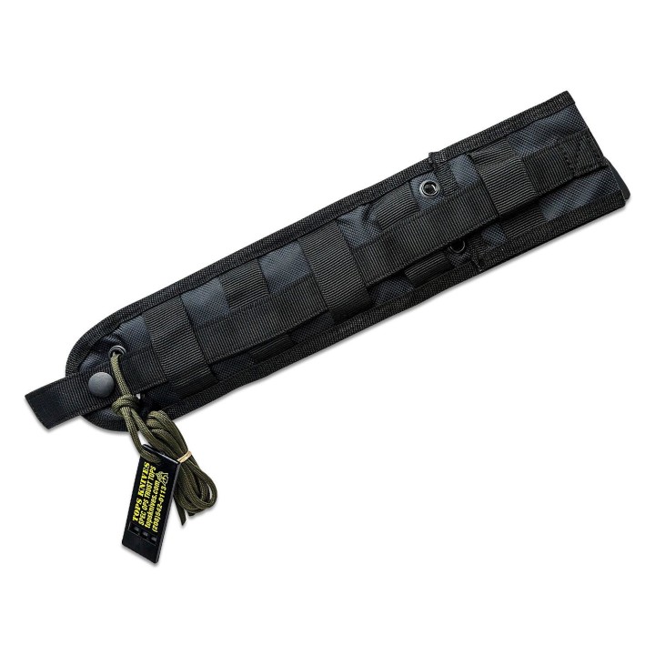TPOC01 TOPS OUTPOST COMMAND BLACK BLADE - Couteau de Combat TOPS KNIVES - Made in USA