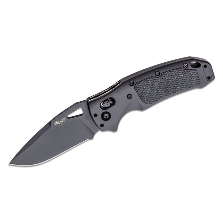 Couteau SIG Sauer K320 AXG Pro7 ABLE Lock Lame Acier S30V Manche Black Alu Made USA SIG36374 - Livraison Gratuite