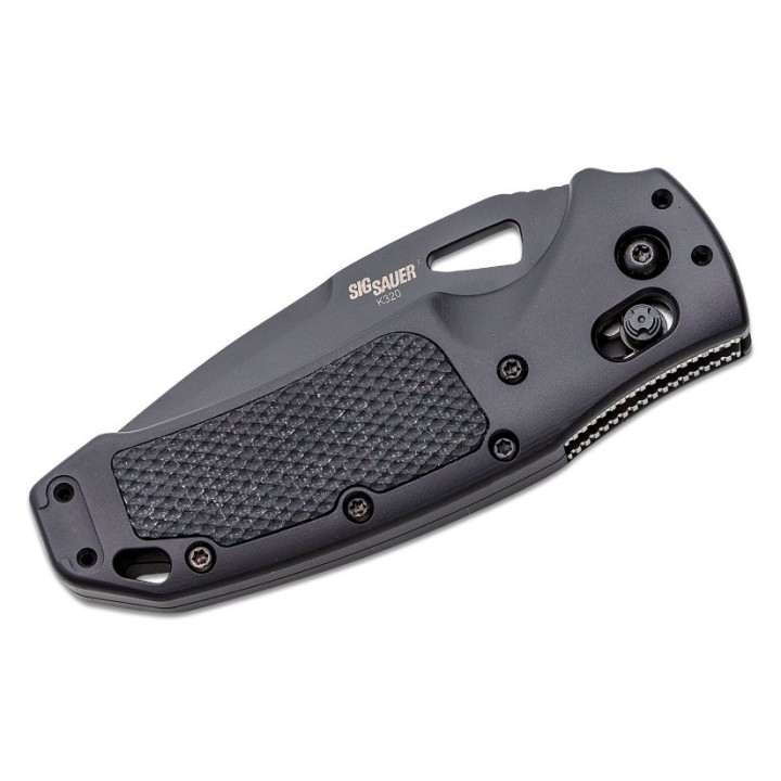 Couteau SIG Sauer K320 AXG Pro7 ABLE Lock Lame Acier S30V Manche Black Alu Made USA SIG36374 - Livraison Gratuite