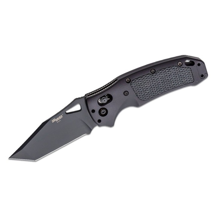 Couteau SIG Sauer K320 AXG Pro7 ABLE Lock Tanto Lame Acier S30V Manche Black Alu Made USA SIG36364 - Livraison Gratuite