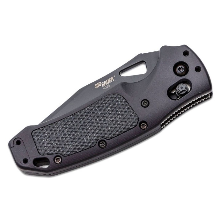 Couteau SIG Sauer K320 AXG Pro7 ABLE Lock Tanto Lame Acier S30V Manche Black Alu Made USA SIG36364 - Livraison Gratuite