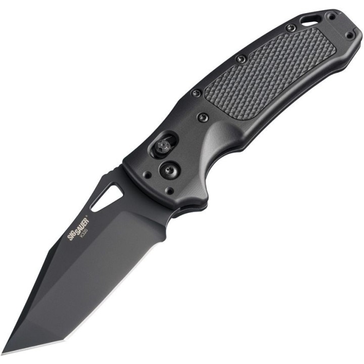 Couteau SIG Sauer K320 AXG Pro7 ABLE Lock Tanto Lame Acier S30V Manche Black Alu Made USA SIG36364 - Livraison Gratuite