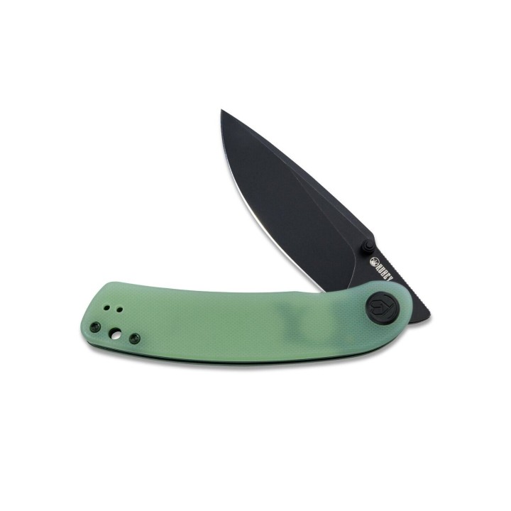Couteau Kubey Momentum Jade Lame Acier AUS-10 Manche G10 IKBS Linerlock Clip KUB344J - Livraison Gratuite