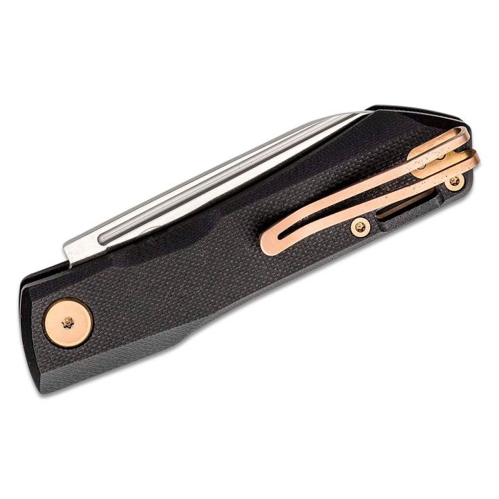 Couteau Real Steel Solis Lite Slipjoint Lame Acier D2 Manche G10 RS7064BZ - Livraison Gratuite