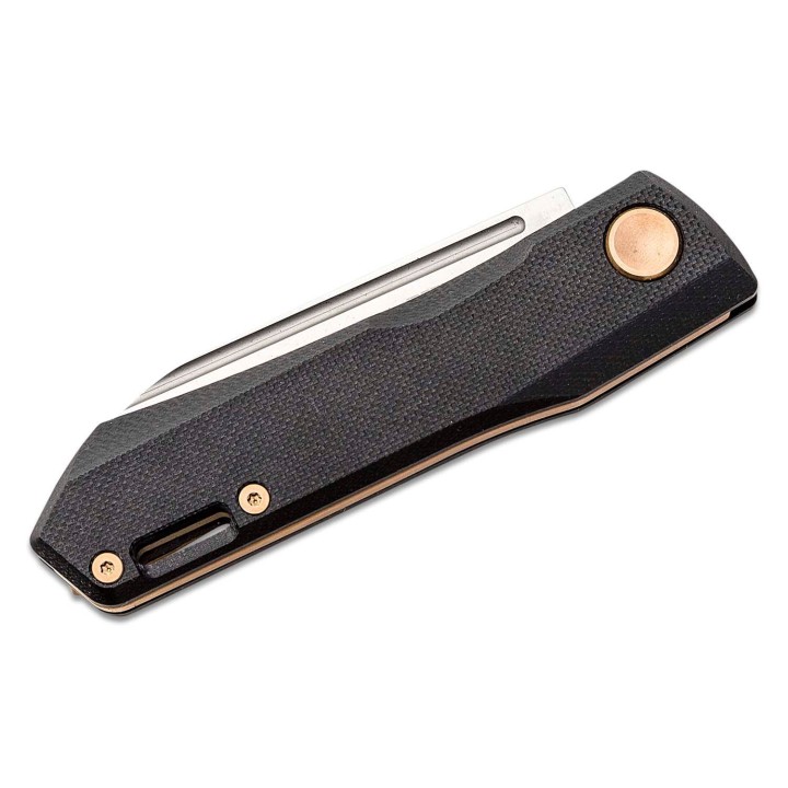 Couteau Real Steel Solis Lite Slipjoint Lame Acier D2 Manche G10 RS7064BZ - Livraison Gratuite