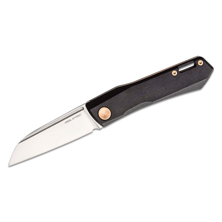 Couteau Real Steel Solis Lite Slipjoint Lame Acier D2 Manche G10 RS7064BZ - Livraison Gratuite