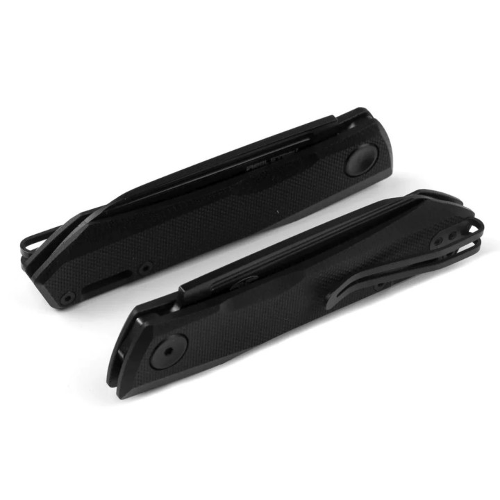 Couteau Real Steel Solis Lite Slipjoint Lame Acier D2 Manche G10 RS7064BB - Livraison Gratuite