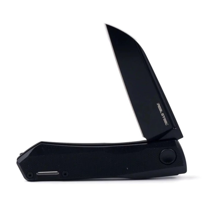 Couteau Real Steel Solis Lite Slipjoint Lame Acier D2 Manche G10 RS7064BB - Livraison Gratuite