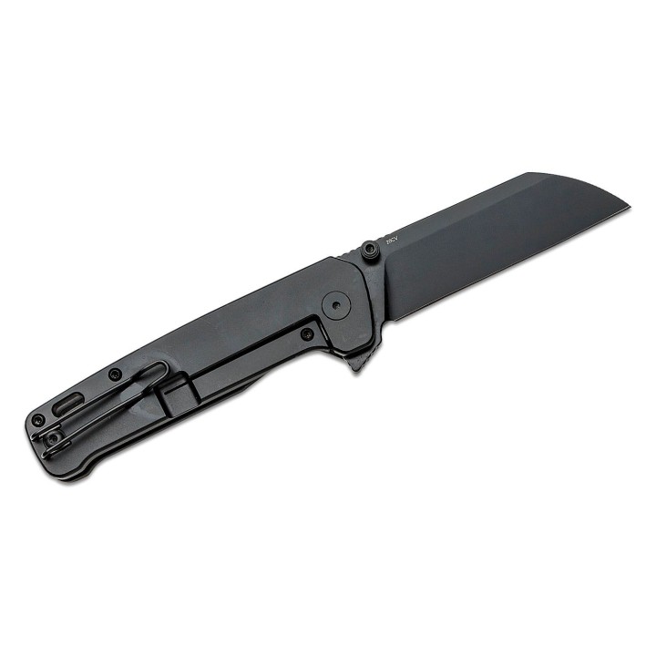 Couteau QSP Penguin Plus Black Manche Titane Lame Acier CPM-20CV IKBS Linerlock Clip QS130XLC - Livraison Gratuite