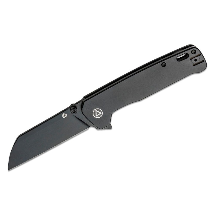 Couteau QSP Penguin Plus Black Manche Titane Lame Acier CPM-20CV IKBS Linerlock Clip QS130XLC - Livraison Gratuite