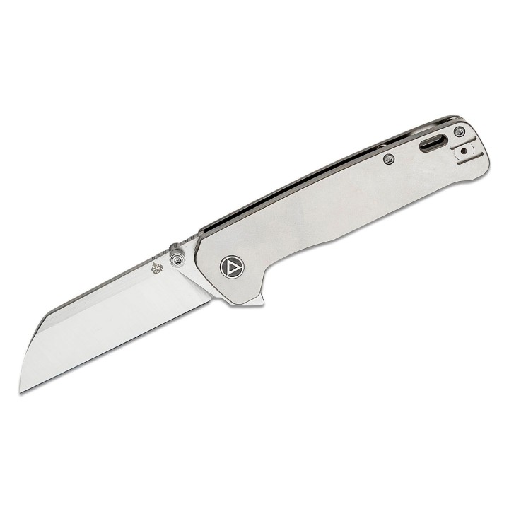 Couteau QSP Penguin Plus Satin Manche Titane Lame Acier CPM-20CV IKBS Linerlock Clip QS130XLA - Livraison Gratuite