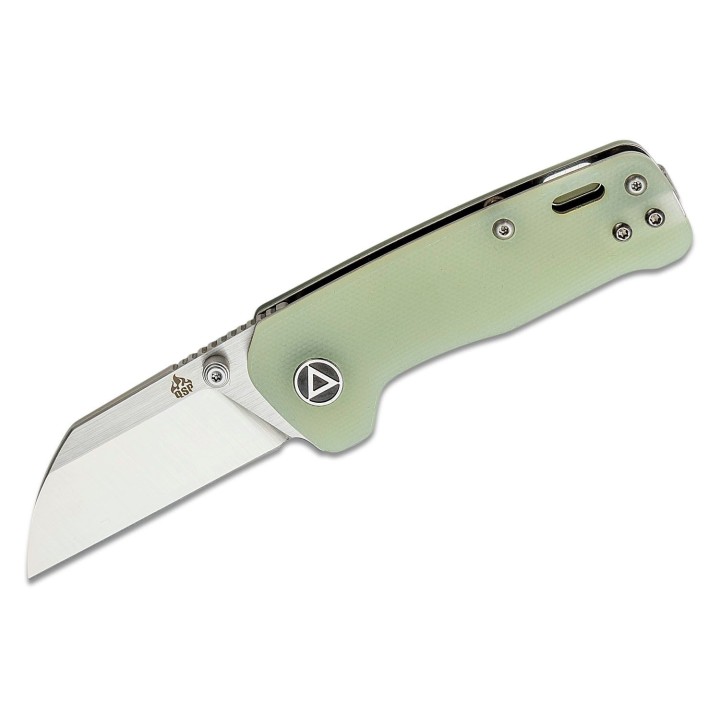 Couteau QSP Mini Penguin Jade Lame Acier 14C28N Manche G10 IKBS Linerlock Clip QS130XSF1 - Livraison Gratuite