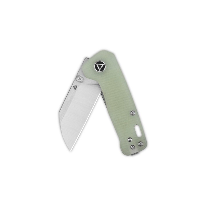 Couteau QSP Mini Penguin Jade Lame Acier 14C28N Manche G10 IKBS Linerlock Clip QS130XSF1 - Livraison Gratuite