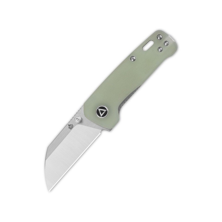 Couteau QSP Mini Penguin Jade Lame Acier 14C28N Manche G10 IKBS Linerlock Clip QS130XSF1 - Livraison Gratuite
