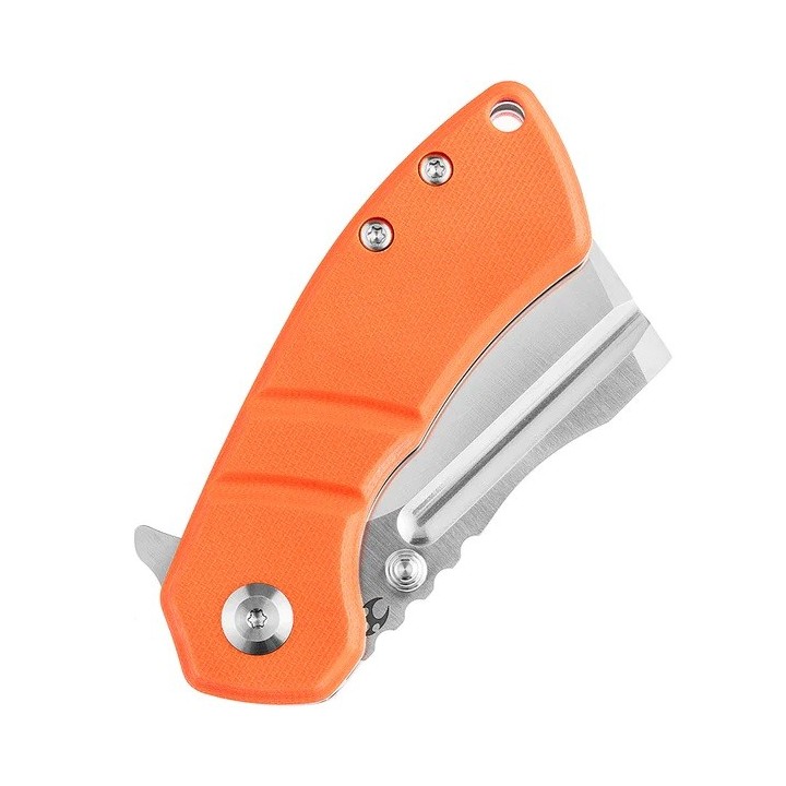 Couteau Kansept Korvid M Orange Manche G10 Lame Acier 154CM Linerlock Clip KT2030A6 - Livraison Gratuite