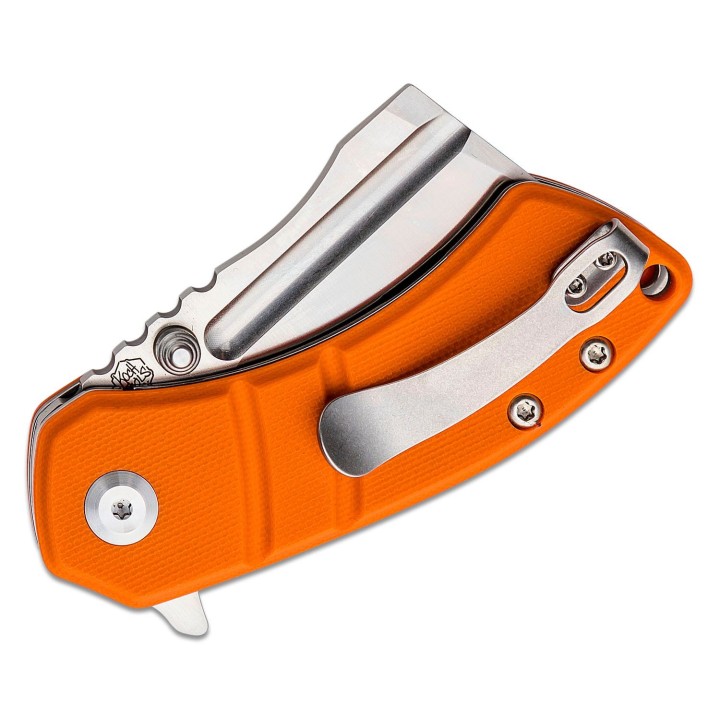 Couteau Kansept Korvid M Orange Manche G10 Lame Acier 154CM Linerlock Clip KT2030A6 - Livraison Gratuite