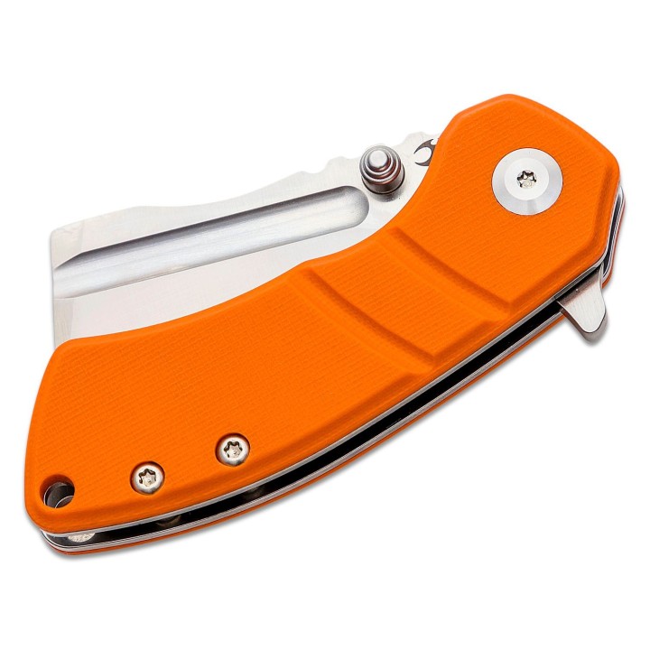 Couteau Kansept Korvid M Orange Manche G10 Lame Acier 154CM Linerlock Clip KT2030A6 - Livraison Gratuite