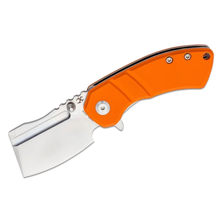 Couteau Kansept Korvid M Orange Manche G10 Lame Acier 154CM Linerlock Clip KT2030A6 - Livraison Gratuite