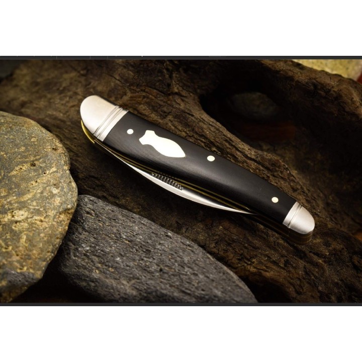 Couteau Rough Ryder Reserve Quillcliffe Manche Micarta Lame Acier D2 RRR021 - Livraison Gratuite
