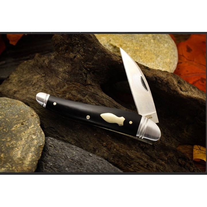 Couteau Rough Ryder Reserve Quillcliffe Manche Micarta Lame Acier D2 RRR021 - Livraison Gratuite