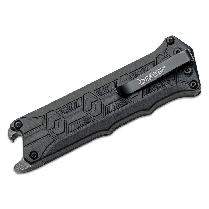 Couteau Kershaw Interstellar Manual OTF Lame Tanto 8Cr13MoV Manche GFN Button Lock KS1195 - Livraison Gratuite