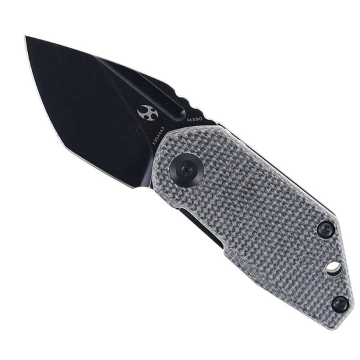Couteau Kansept RIO Black Lame Acier M390 Blackwash Manche Micarta Linerlock K3044A3 - Livraison Gratuite