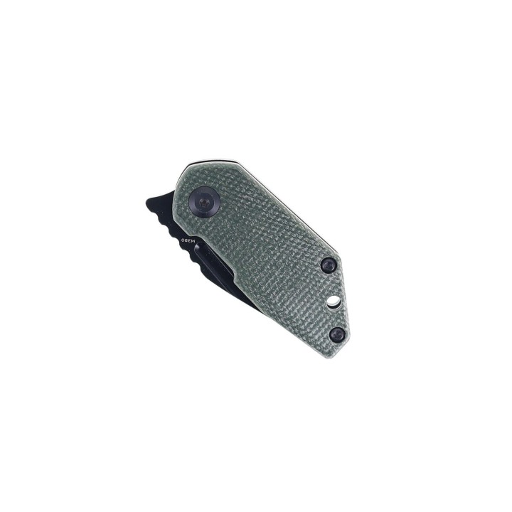 Couteau Kansept Rio Green Lame Acier M390 Blackwash Manche Micarta Linerlock K3044A2 - Livraison Gratuite