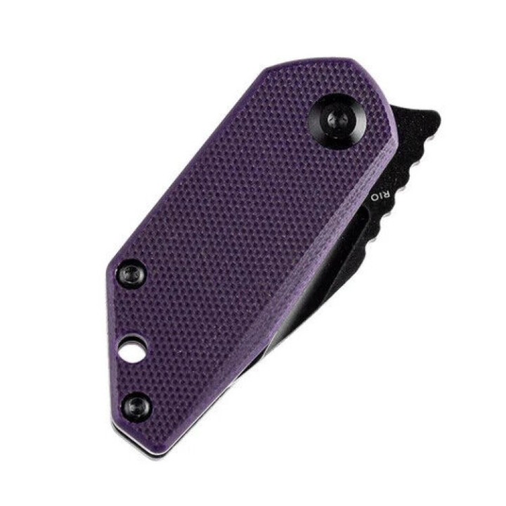 Couteau Kansept Rio Purple Lame Acier M390 Blackwash Manche G10 Linerlock K3044A5 - Livraison Gratuite