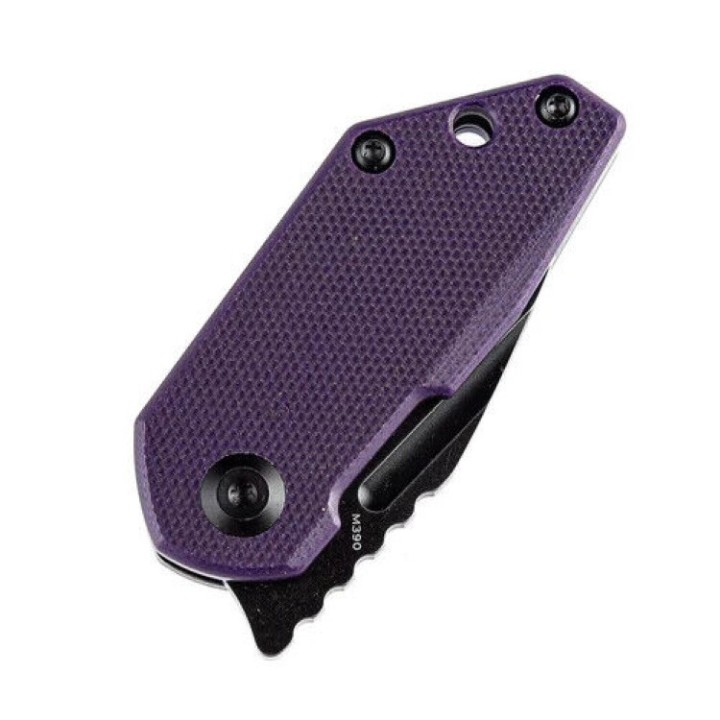 Couteau Kansept Rio Purple Lame Acier M390 Blackwash Manche G10 Linerlock K3044A5 - Livraison Gratuite