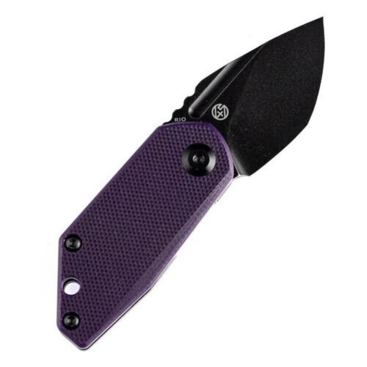 Couteau Kansept Rio Purple Lame Acier M390 Blackwash Manche G10 Linerlock K3044A5 - Livraison Gratuite