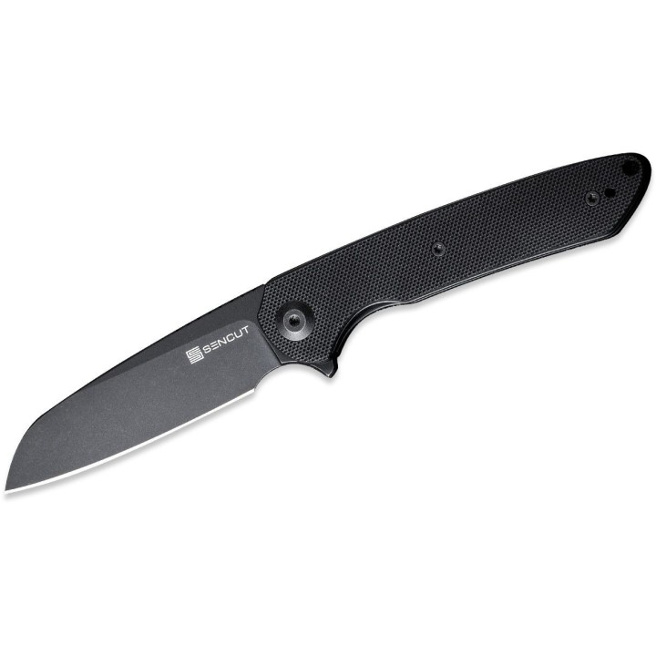 Couteau Sencut Kyril Black Lame Acier 9Cr18MoV Manche G10 IKBS Linerlock Clip S220011 - Livraison Gratuite